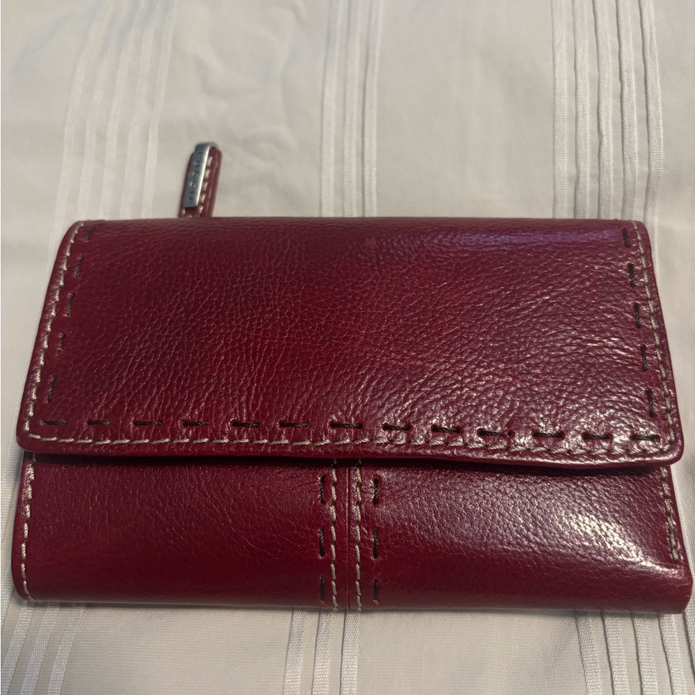 Fossil Burgundy Leather Wallet